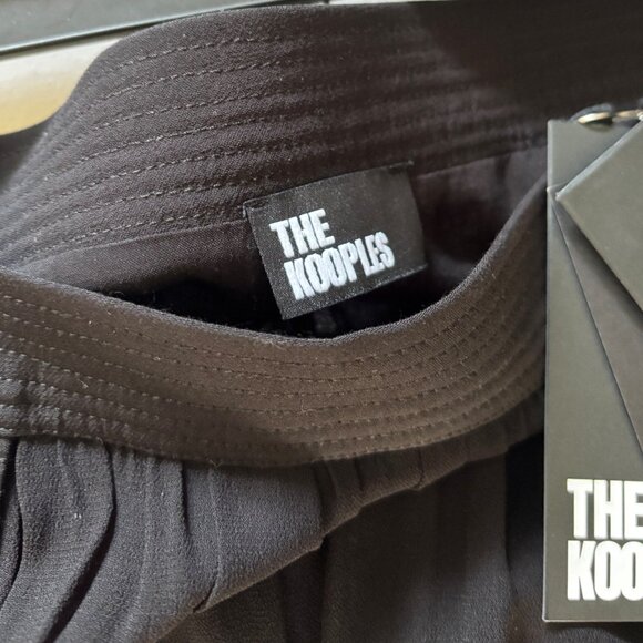 The Kooples sheer, black maxi skirt w/tags sz M - Picture 7 of 7